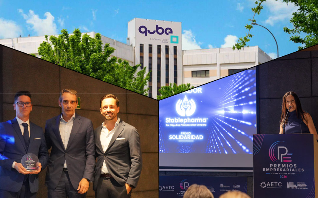 Dos empresas de Qube Technology Park, reconocidas en los Premios Empresariales Ciudad de Tres Cantos por su innovación e impacto en la salud